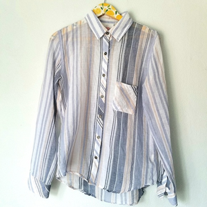 Anthropologie Ash‎ & Ember Shirt Sz S Cotton